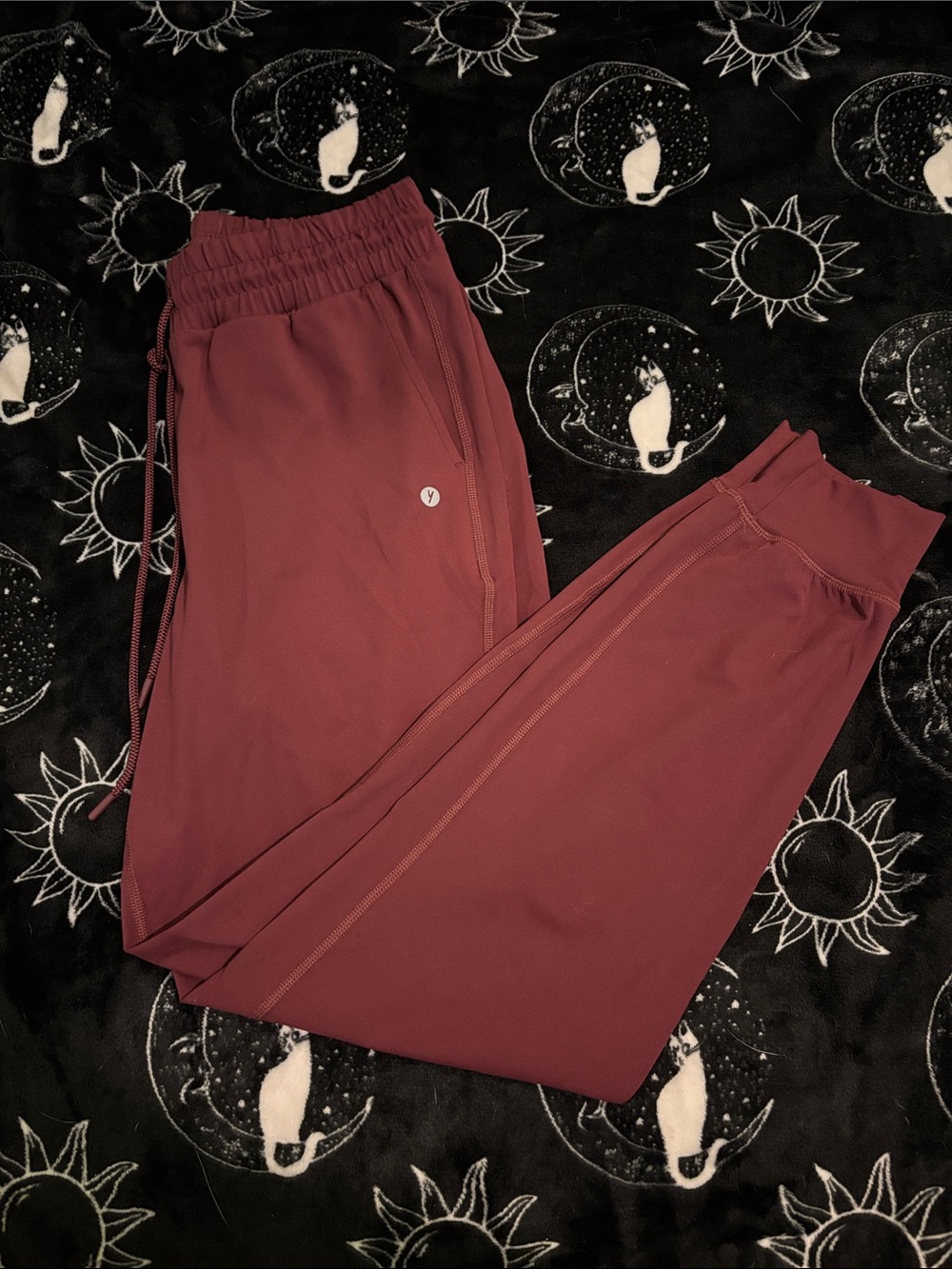 YITTY Burgundy Track Joggers